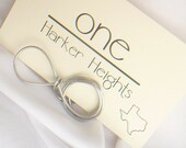 Wedding Decorations, Table Place Settings, Knotted Infinity Table Number Holder, Reception, 2pcs