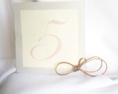 Wedding Decorations, Knot Table Number Holders, Place Settings, Reception Decor, 4