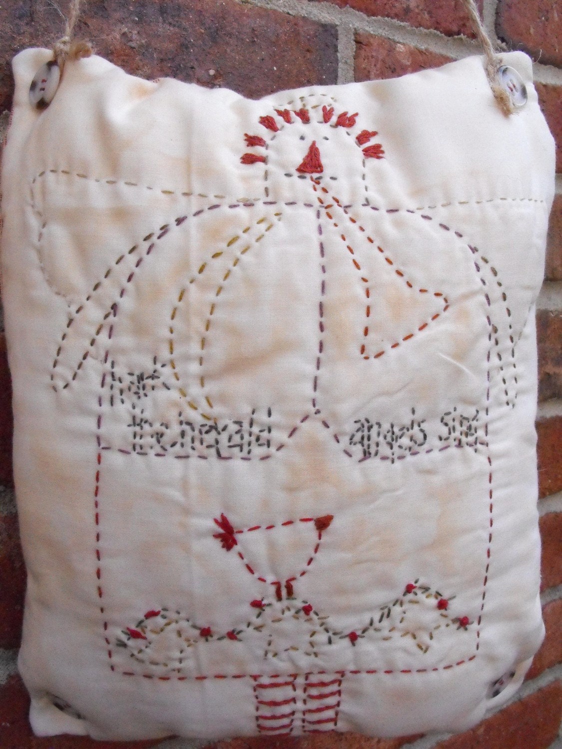 Angel Annie hanging pillow