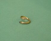 Golden protective hand ring