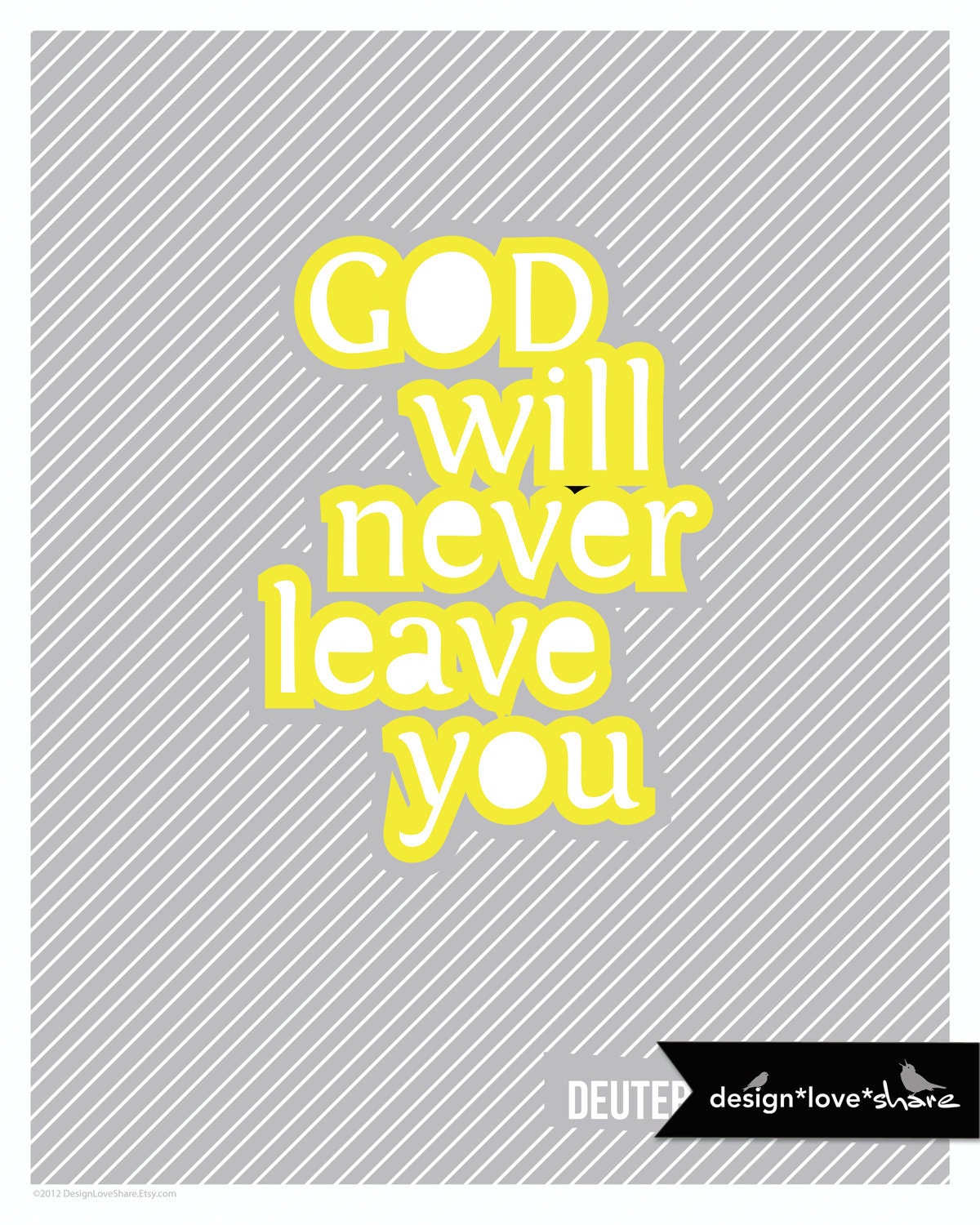 DIY Printable Digital Scripture Art Print // God's Promise's