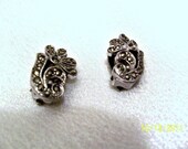 Vintage Marcasite Clip Earrings