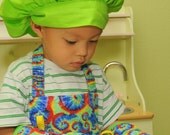 Children's Apron,Tie Dye Print Child's Apron