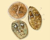 Missed Opportunities - Limited Edition Giclee Print - Emotion Face Art Print - Face moods Print - Reproduction Print