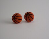 Little Basketball Earrings
