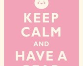 Keep calm and have a pear (poster, cool)