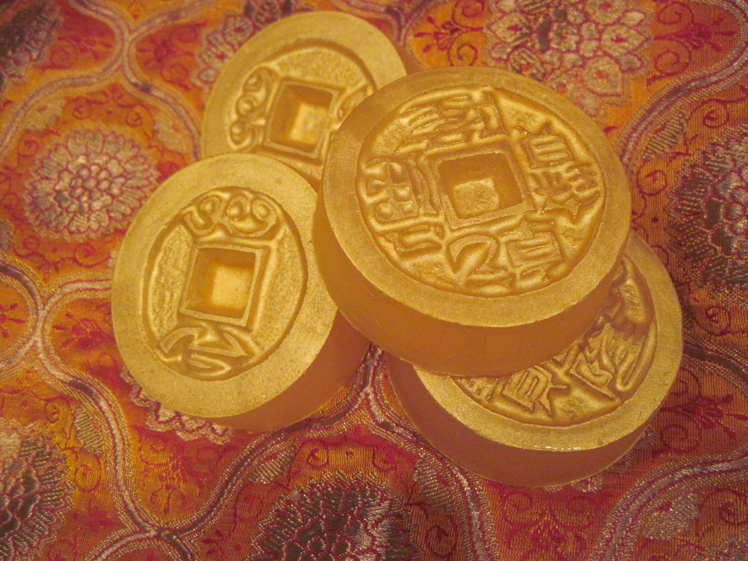 Chinese New Year Gifts for Everyone.  Great traditional coins shaped soaps.