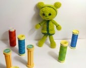 Amigurumi  crochet doll KIWI,wool toy,plush doll,gift,