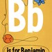 Retro Custom "B" Name Print - A3 Unframed