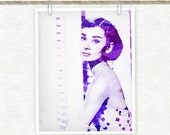 Audrey Hepburn Digital Watercolor
