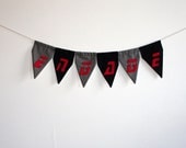 engage -- lined Star Trek pennant banner