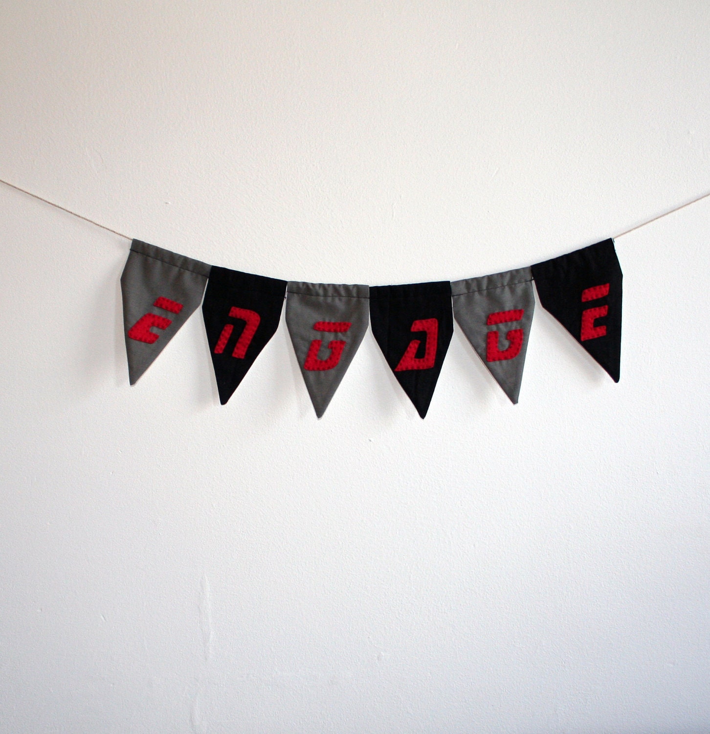 engage -- lined Star Trek pennant banner