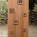 Wood and Copper Garden Sculpture / Garden Gate