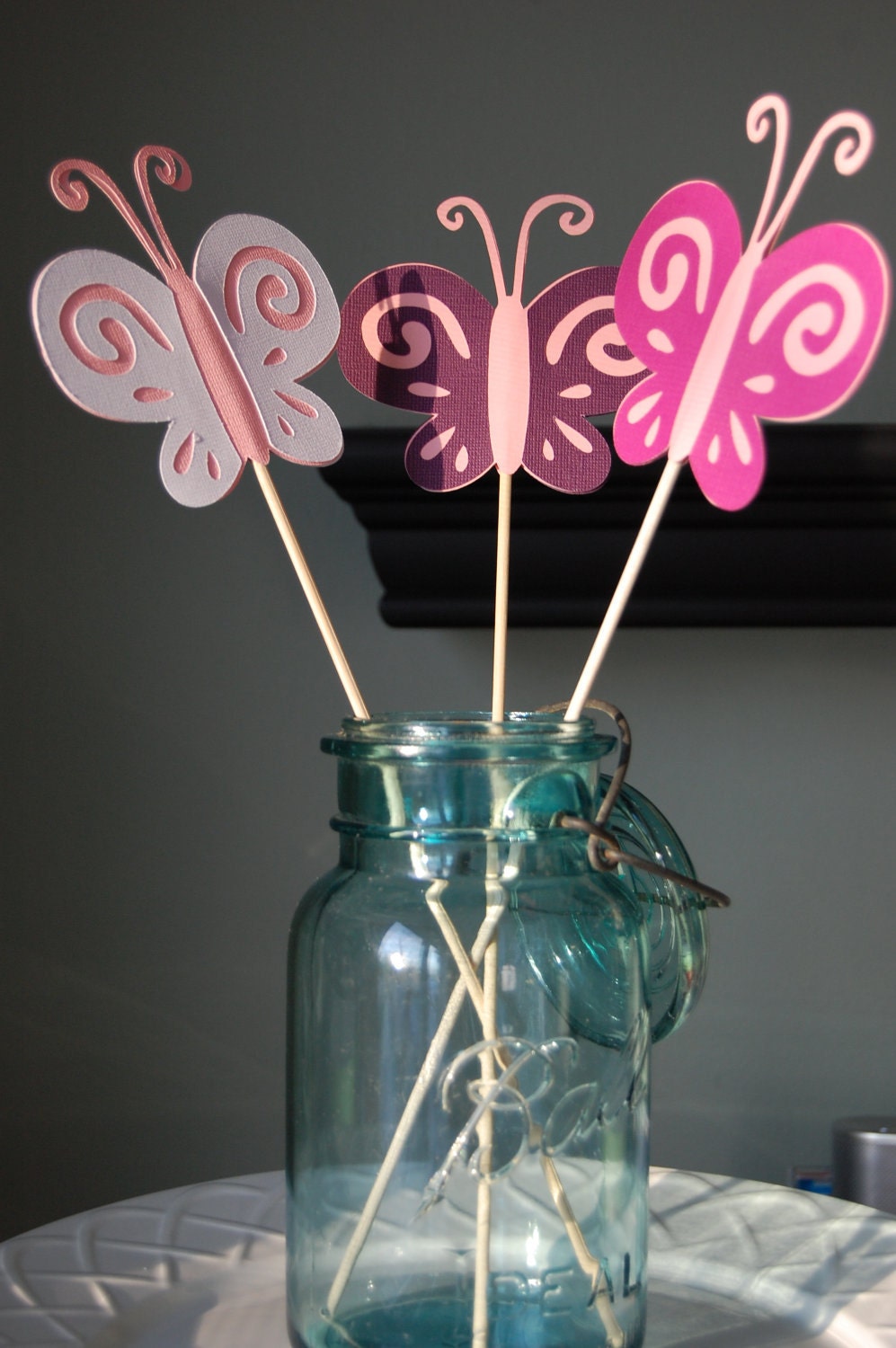 Butterfly Centerpieces, 9 Pieces, First Birthday, Butterfly Birthday, Butterfly 1st Birthday Il_570xn
