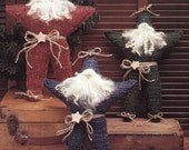 PDF Pattern - Santa Is A Country Star - KNIT and CROCHET Pattern Leaflet by Jao Enterprises - Fun Holiday Decoration or Ornament