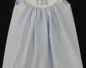 Easter Girl Seersucker Gingham Monogram Sizes 2T-4T