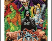 Batman Arkham Asylum fan art print by Frank A. Kadar