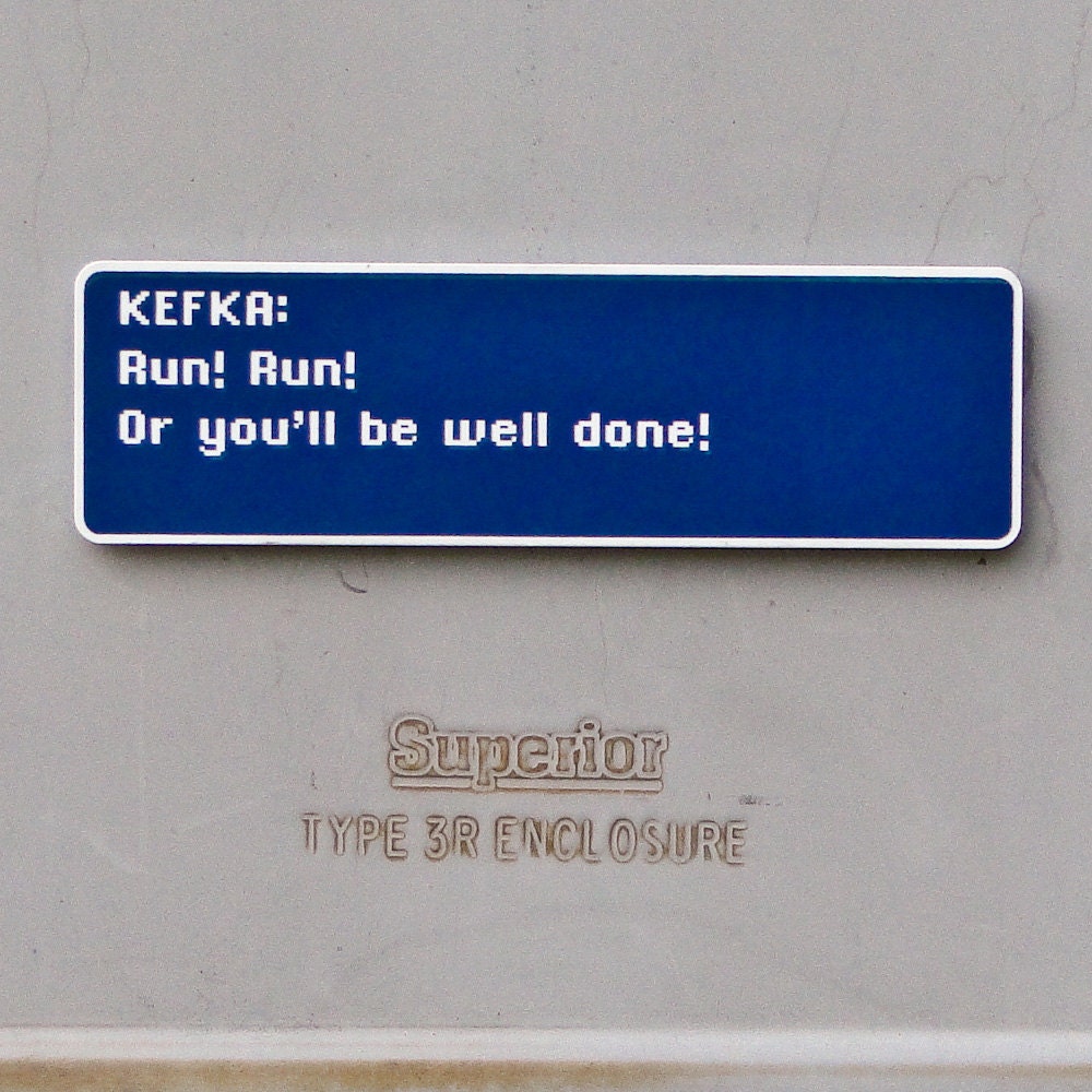 Final Fantasy VI Dialog Box Magnet