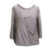 Gray Shirt, Designed Blouse, Designers Shirt, Ruffles, Stylish Women Shirt, Natural fabric