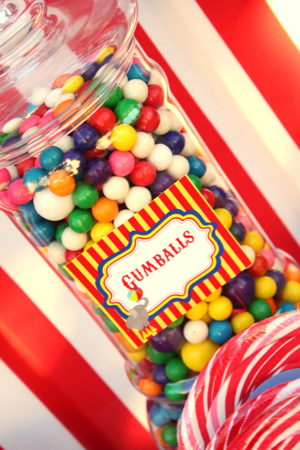 CIRCUS Party - The GREATEST SHOW On Earth - Place Cards or Food Labels - Carnival - Boy or Girl Birthday - Krown Kreations & Celebrations Il_170x135