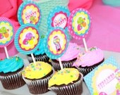 BUBBLE GUM CUPCAKE Topper - Candyland / Lalaloopsy Party / Candy Land / Sweet Shoppe/ Lollipop/ Girl Birthday -Krown Kreations Il_170x135