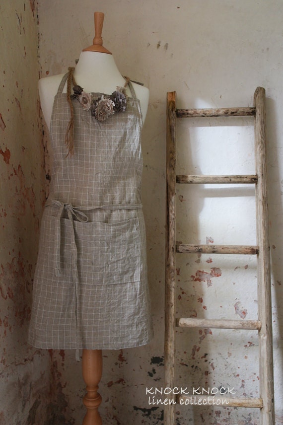Handmade Linen Apron Timeless And Elegant Design
