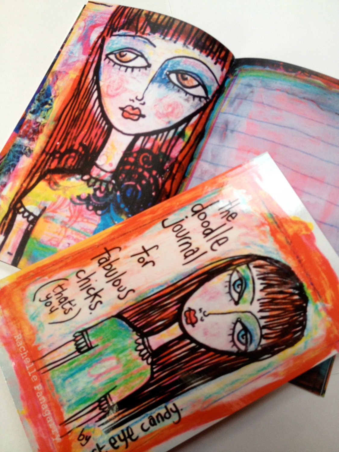 the doodle journal for fabulous chicks (that's you)   - Art Journal by Art Eye Candy