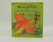 Vintage Winnie the Pooh Book. Winnie the Pooh and The Unbouncing of Tigger. SALE