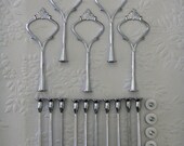 5 x Sets Cake Stand Handle 3 Tier Silver Crown Centre Fitting Hardware / High Tea
