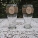 Rustic Wedding Mr and Mrs Beer Glasses Pilsner