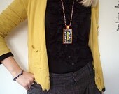 Bead necklace and bracelet "Different Pink"