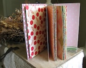 Made to Order Handmade Mini Scrapbook Album for photos, journaling, notes made by GunnySaceRace