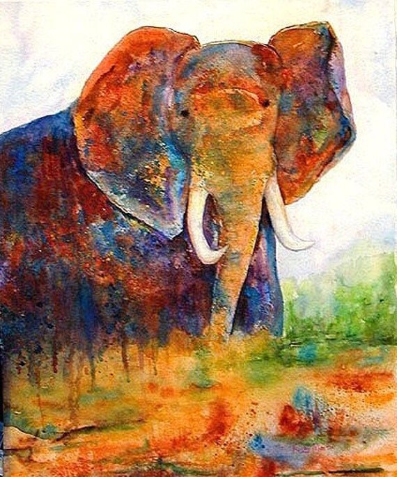 Elephant Abstract Paintings