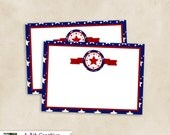 Graphic Design - Patriotic - 4th of July - Independence Day Party - Buffet Cards - DIY Printable