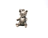 Vintage Charm Bear Teddy Sterling Silver Bracelet Charm