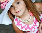 Easter Spring Summer Maxi Dress Children Girl Pink Any Color Chevron From Mudan 2t, 3t, 4t