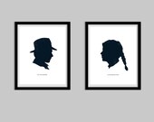 Indian Jones And Marion - Quote - Set of (2) 8x10 Posters- indian jones, indy, qoute, silhouette, movie, geek