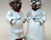 Vintage Black Americana Salt & Pepper Shakers