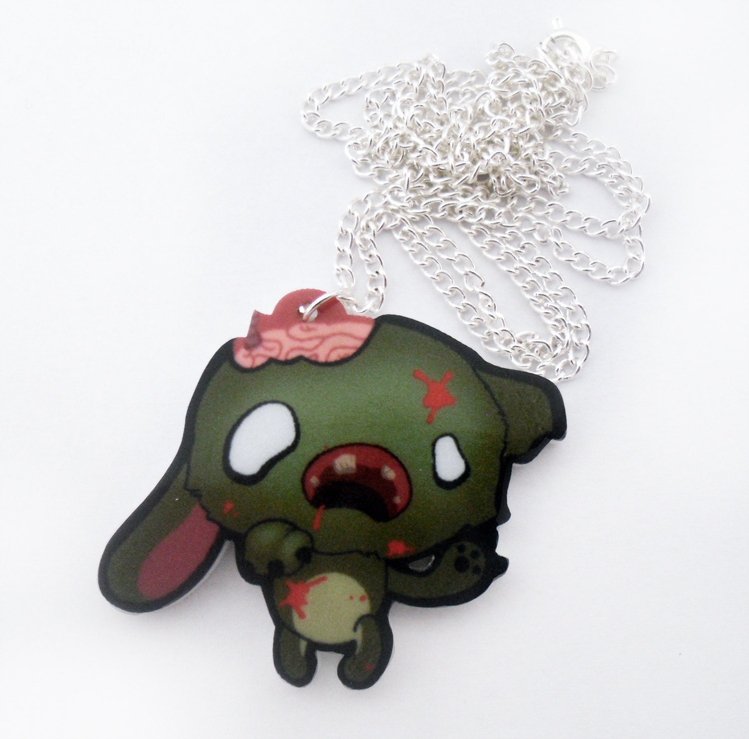 SALE - ZOMBIE ZOMBIE - Kawaii Zombie Rabbit Necklace Charm