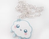 SALE - KAWAII RAIN Cloud - Kawaii Rain Cloud Necklace Charm