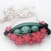 SALE - 3 PEAS In a Pod - Kawaii Peas in a pod Necklace Charm