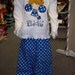 UK WILDCATS Girls Size 6 Cheer Uniform Personalized Handmade Boutique Ruffle Shirt & Pant Set