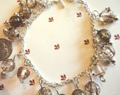 Brown and Tan Beaded Bracelet