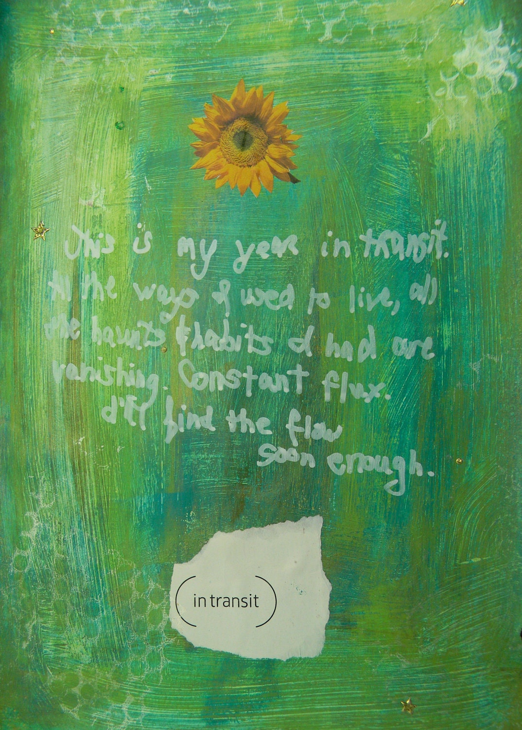 art // print // giclee // collage // "in transit", 9 x 12