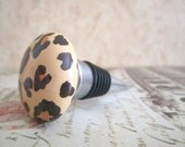 Wine Bottle Stopper - Cheetah Wine Bottle Stopper