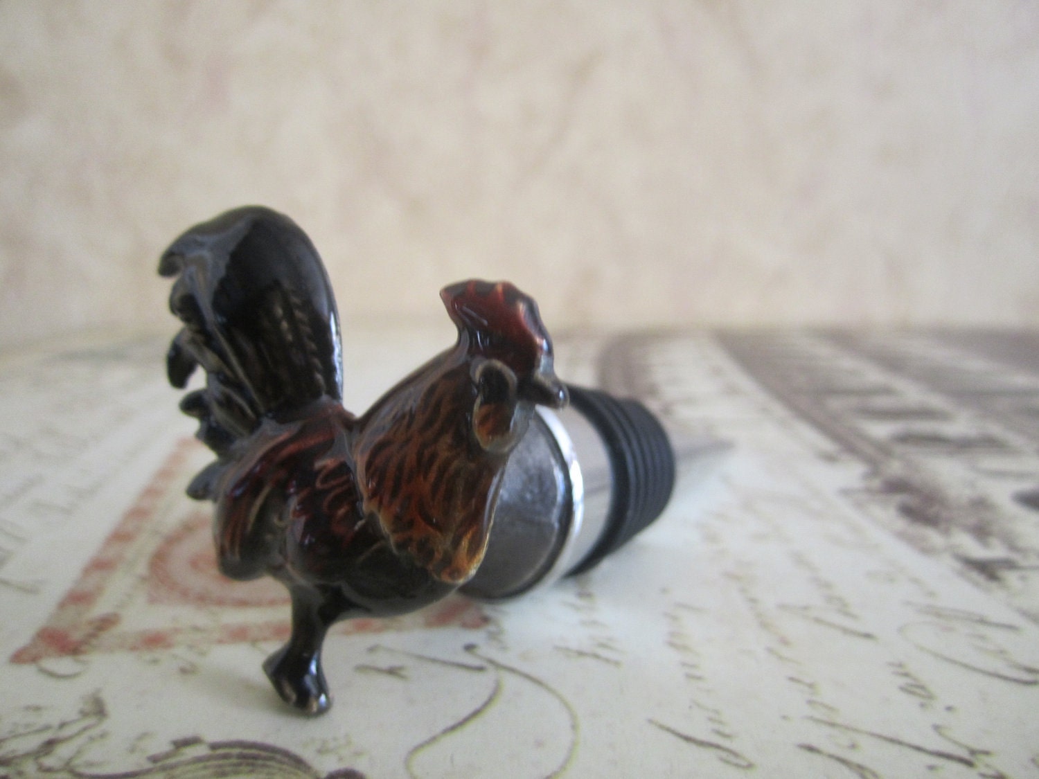 Wine Bottle Stopper - Rooster Wine Stopper