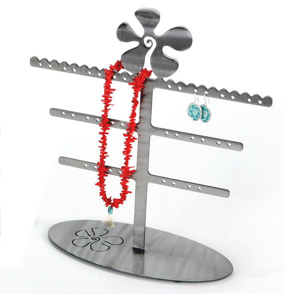 Sweet Flower Earring Tree Jewelry Organizer