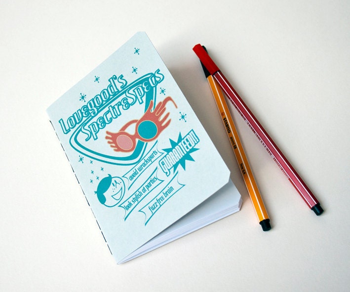SpectreSpecs notebook - handmade journal