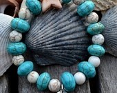 You're A Rescue Star Turquoise Stretch Bracelet