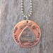 Dogs Leave Pawprints On Your Heart Personalized Handstamped Necklace